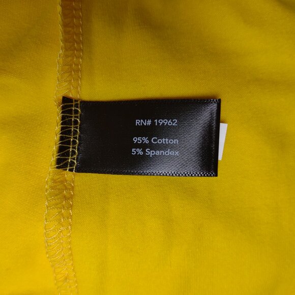 NWT Boston Proper yellow twisted V-Neck casual long sleeve blouse ladies XXS - Picture 8 of 8